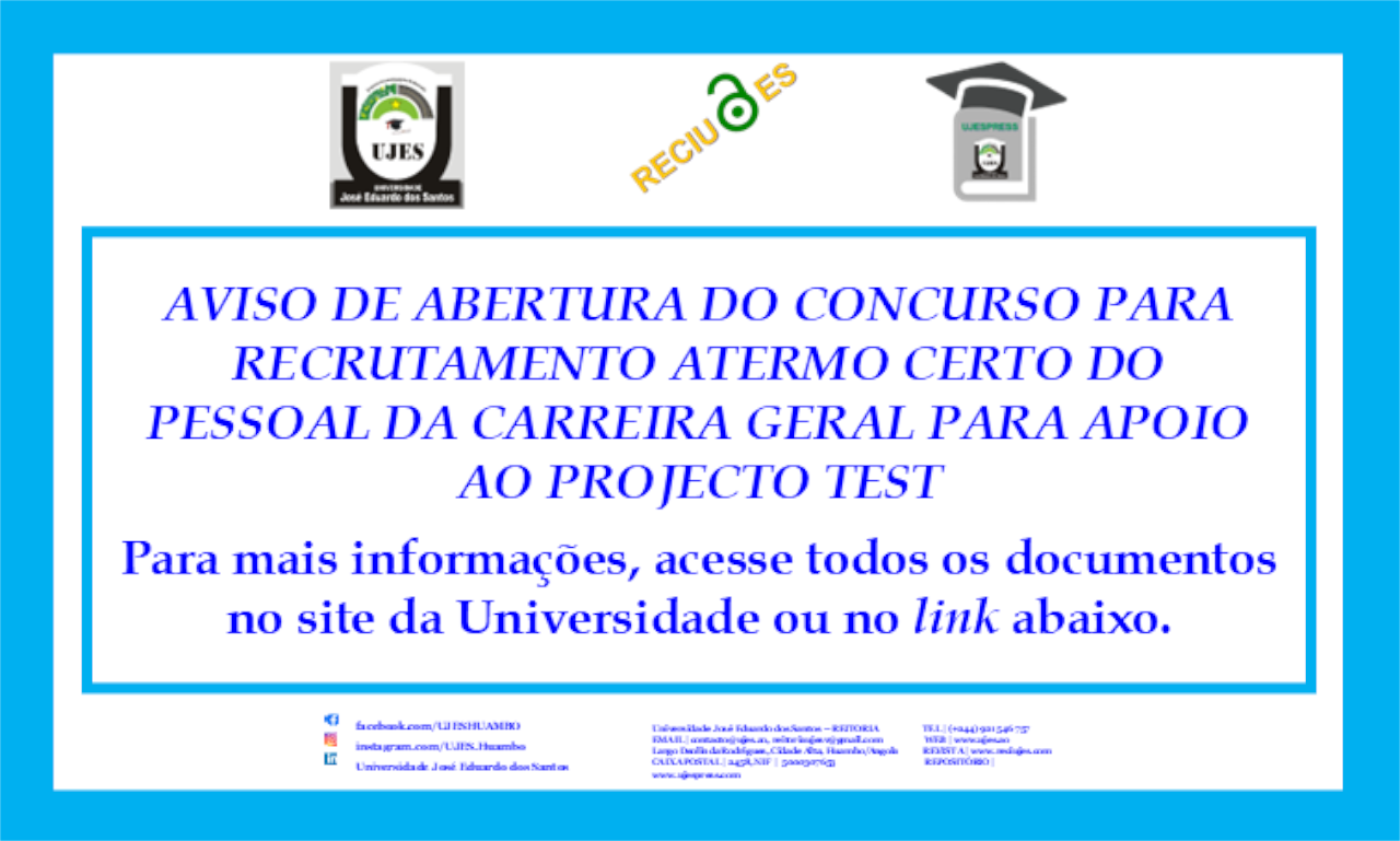 Abertura de Concurso - Projecto TEST