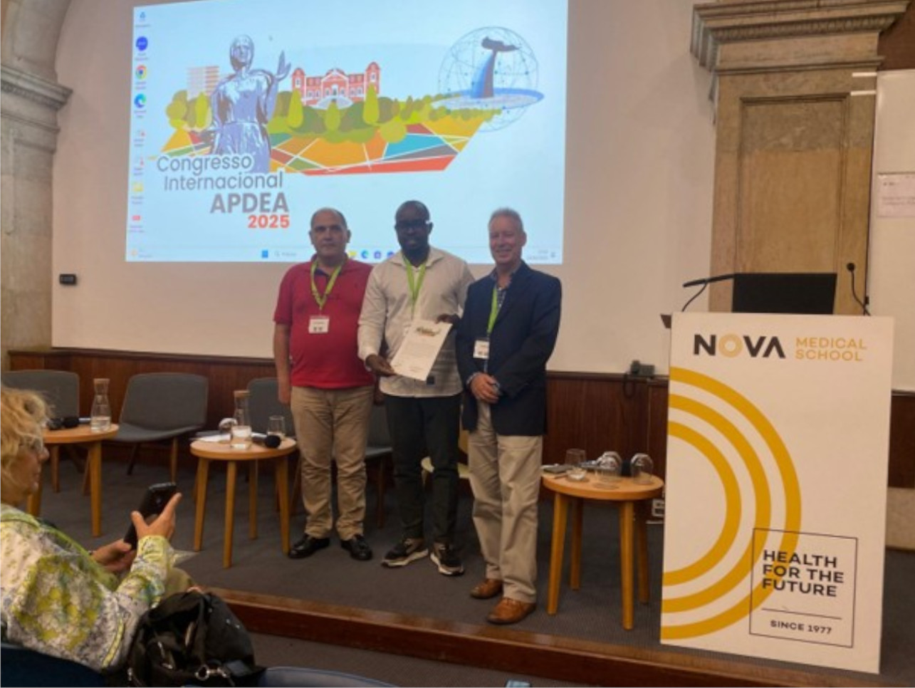 Docente FCA-UJES Vencedor no Congresso internacional APDEA 2025
